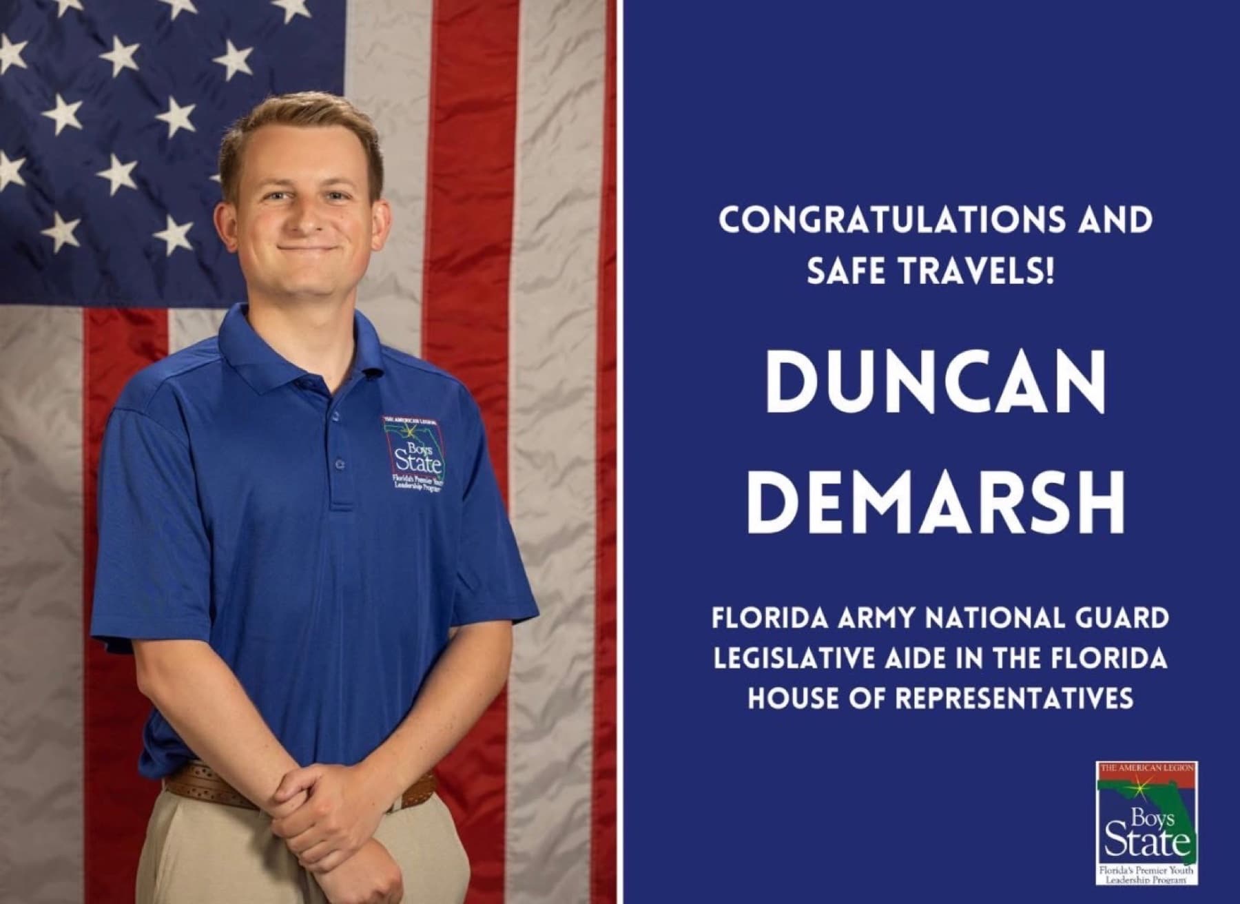 Duncan honored at Florida Boys State
